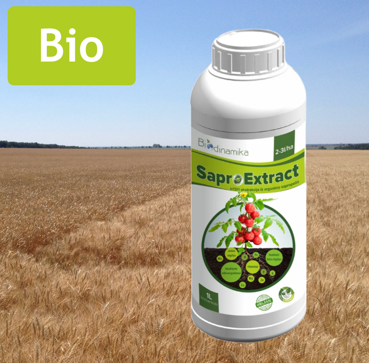 SaproExtract | Органическое/био удобрение концентрат | 1 л
