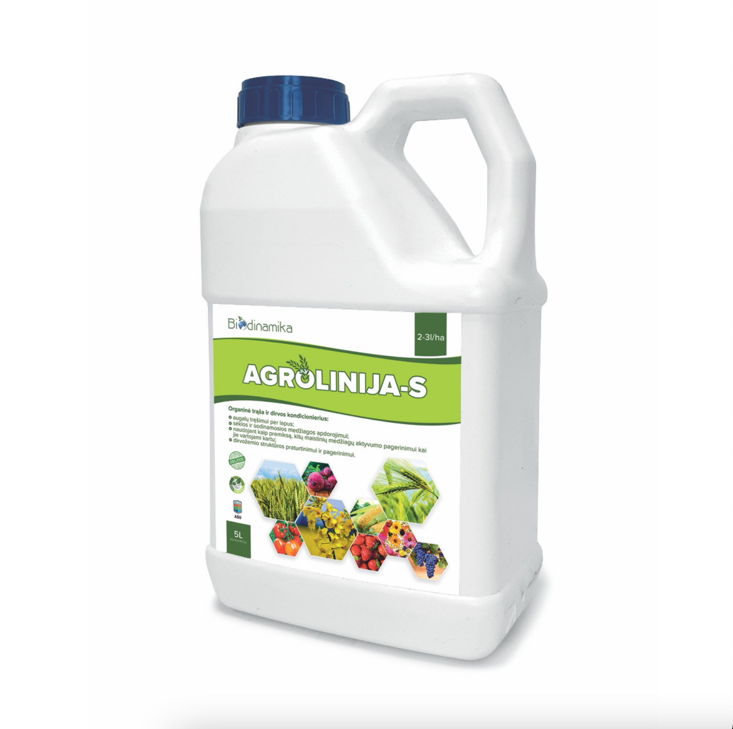Agrolinija-S | Universaler organischer flüssiger Biodünger-Konzentrat | 5 Liter
