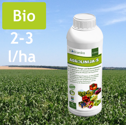 Agrolinija-S | Universaler organischer flüssiger Biodünger-Konzentrat | 1 Liter