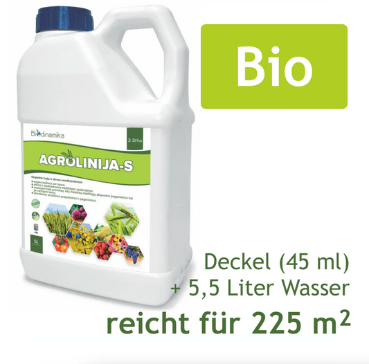 Agrolinija-S | Universaler organischer flüssiger Biodünger-Konzentrat | 5 Liter