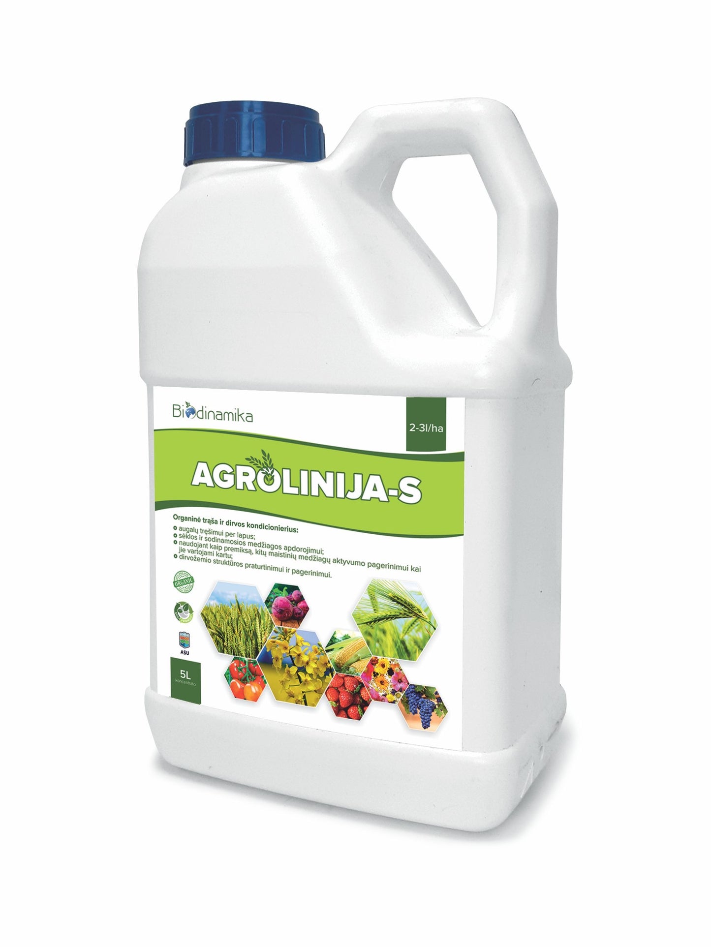 Agrolinija-S | Универсальное жидкое концентрированное органическое/био удобрение | 5 л