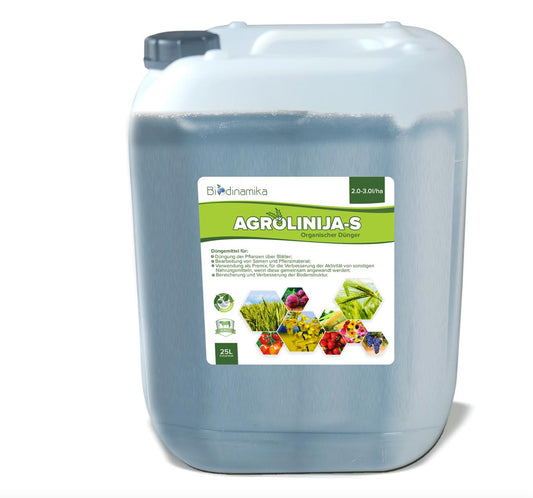 Agrolinija-S | Универсальное жидкое концентрированное органическое/био удобрение | 25 л