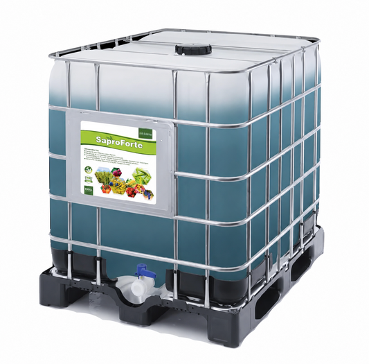SaproForte NPK 11-4-8 | Universaler organischer flüssiger Bio-Mineraldünger Konzentrat | 1.000 Liter