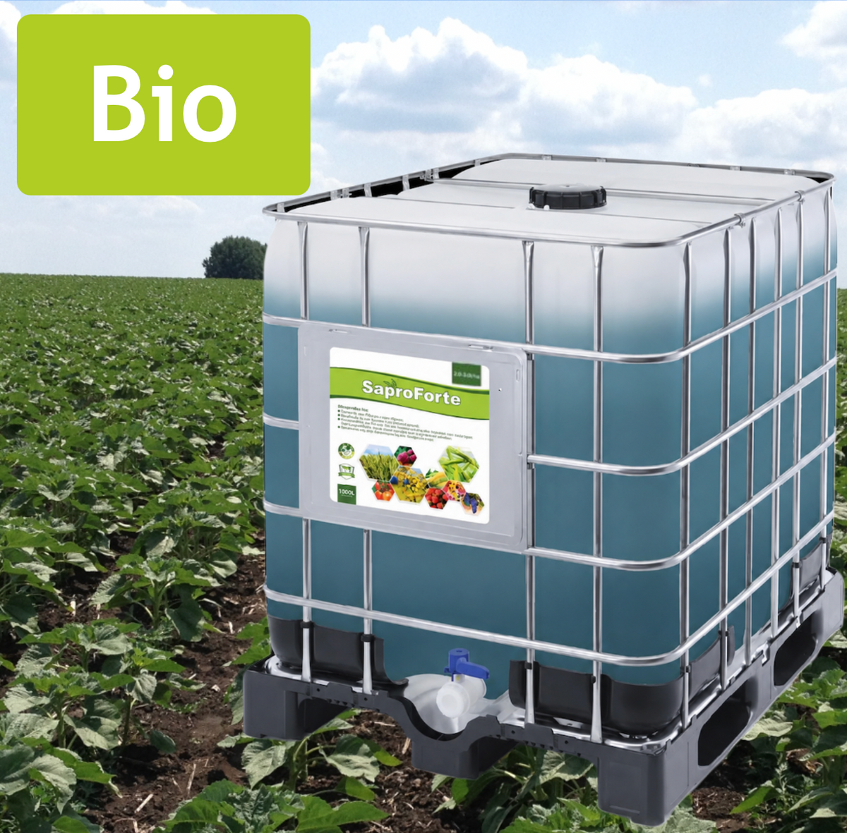 SaproForte NPK 11-4-8 | Universaler organischer flüssiger Bio-Mineraldünger Konzentrat | 1.000 Liter