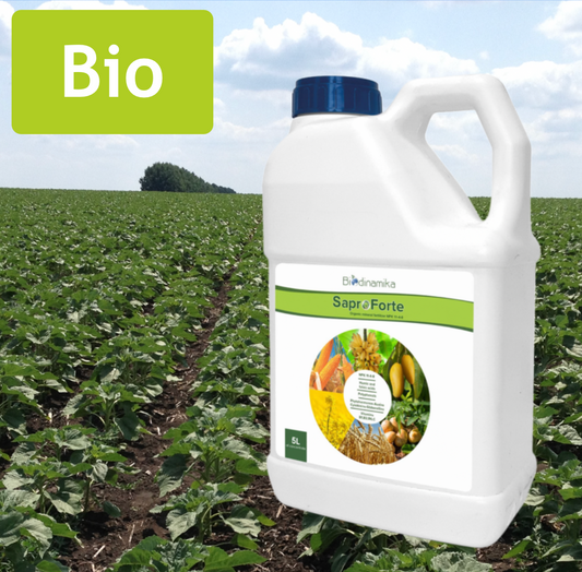 SaproForte NPK 11-4-8 | Universaler organischer flüssiger Bio-Mineraldünger Konzentrat | 5 Liter